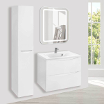 База под раковину Mia 650 подвесная, 2 выкатных ящика soft close, G.White