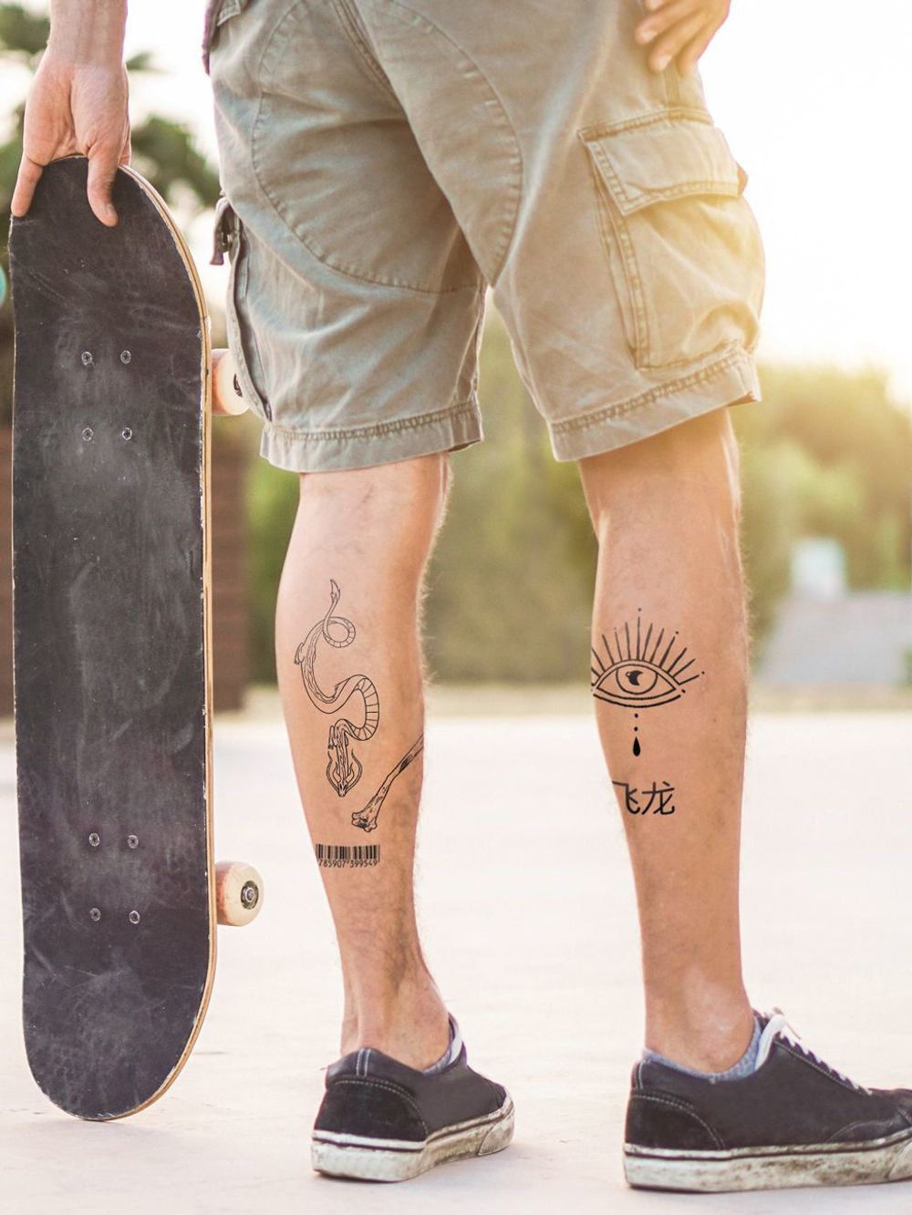 «Red Dragon». Красный дракон. Набор из 20 татуировок