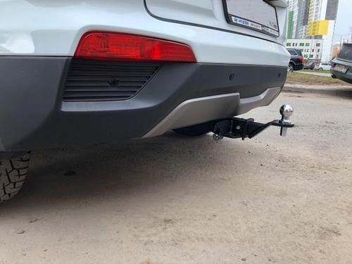 Фаркоп с элект. Smart, на Hyundai Creta FA 0180-E (с 2016 г.в.) (паспорт и сертификат в комплекте) Бизон