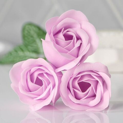 Набор из 3 мыльных цветов «Ты совершенна»