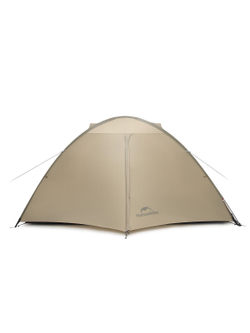 Палатка Naturehike Jiling PRO 2-местная, алюминиевый каркас, сверхлегкая, светло-коричневая