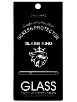 Защитное стекло Glass для Apple iPhone 6/ iPhone 6S/ 21D/ полный клей, черная рамка