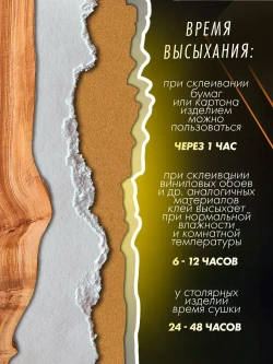 КЛЕЙ ПВА Столярный Hardy Строительный Сверхпрочный Универсальный 200 мл.