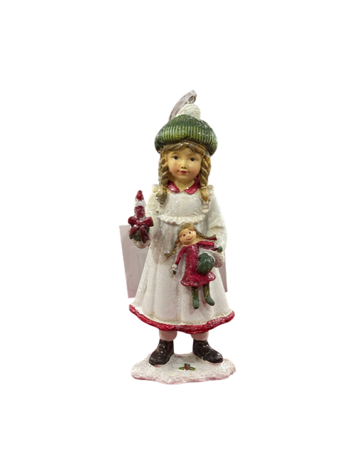 Елочное украшение «Девочка со свечой»