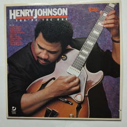 Винтажная виниловая пластинка LP Henry Johnson You are The One (USA 1986)