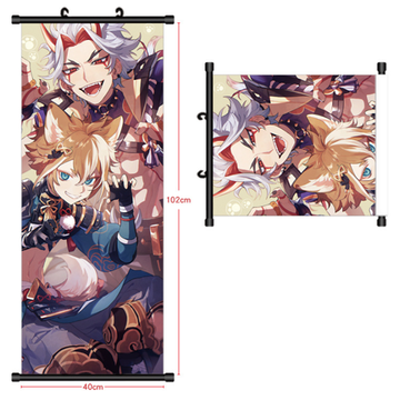 Гобелен "Genshin Impact / Геншин - Итто и Горо"