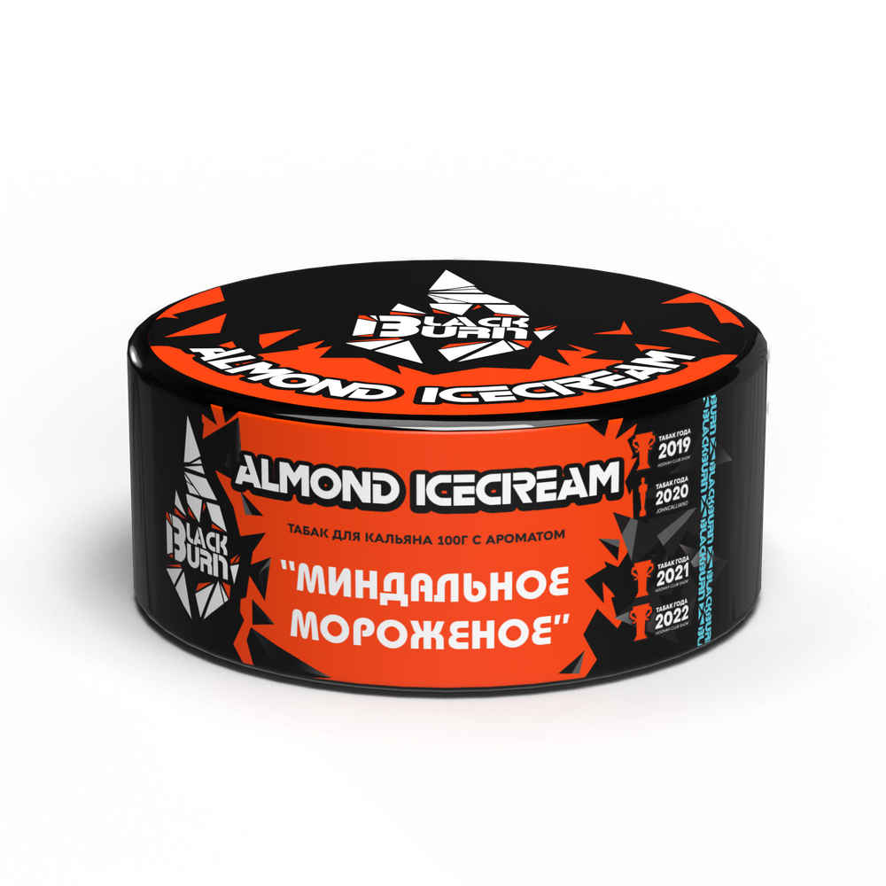 М. Табак для кальяна BlackBurn Almond Icecream (Миндальное мороженое), 100 гр.