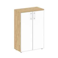 Shift Шкаф средний широкий SK.ST-2.4R white Тиквуд Светлый/Стекло White 800*420*1207