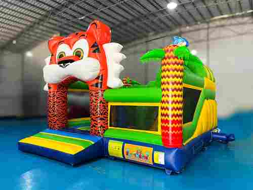 Коммерческий надувной батут "Тигруша", 4,5*4,5*3,5 м