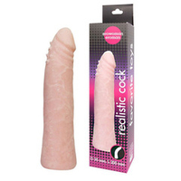Телесный гнущийся фаллоимитатор 20см Bior Toys Erowoman-Eroman Realistic Cock EE-10042