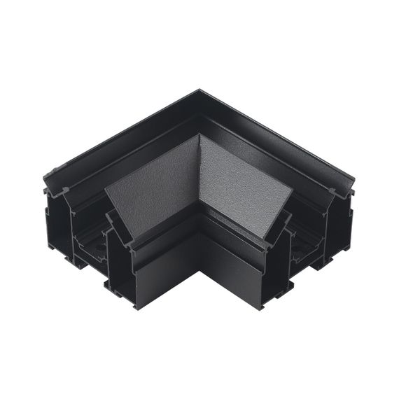 Угол соединительный для встраиваемого магнитного трека в натяжной ПВХ потолок Crystal Lux Space CLT 0.234 01 BL