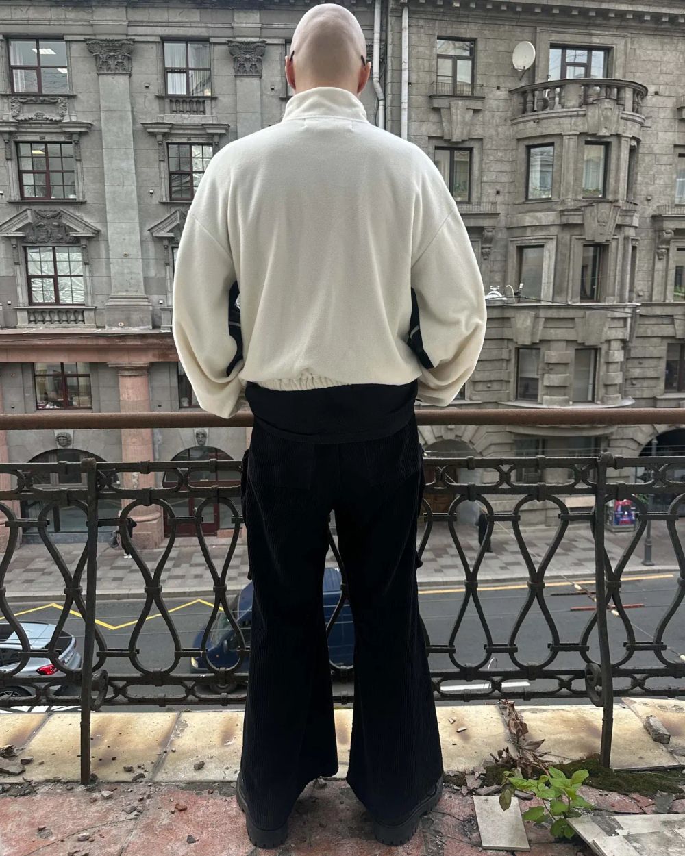 Купить Толстовка Denis Detalov Zip-up Fleece молочно-черная Толстовка Denis Detalov Zip-up Fleece молочно-черная