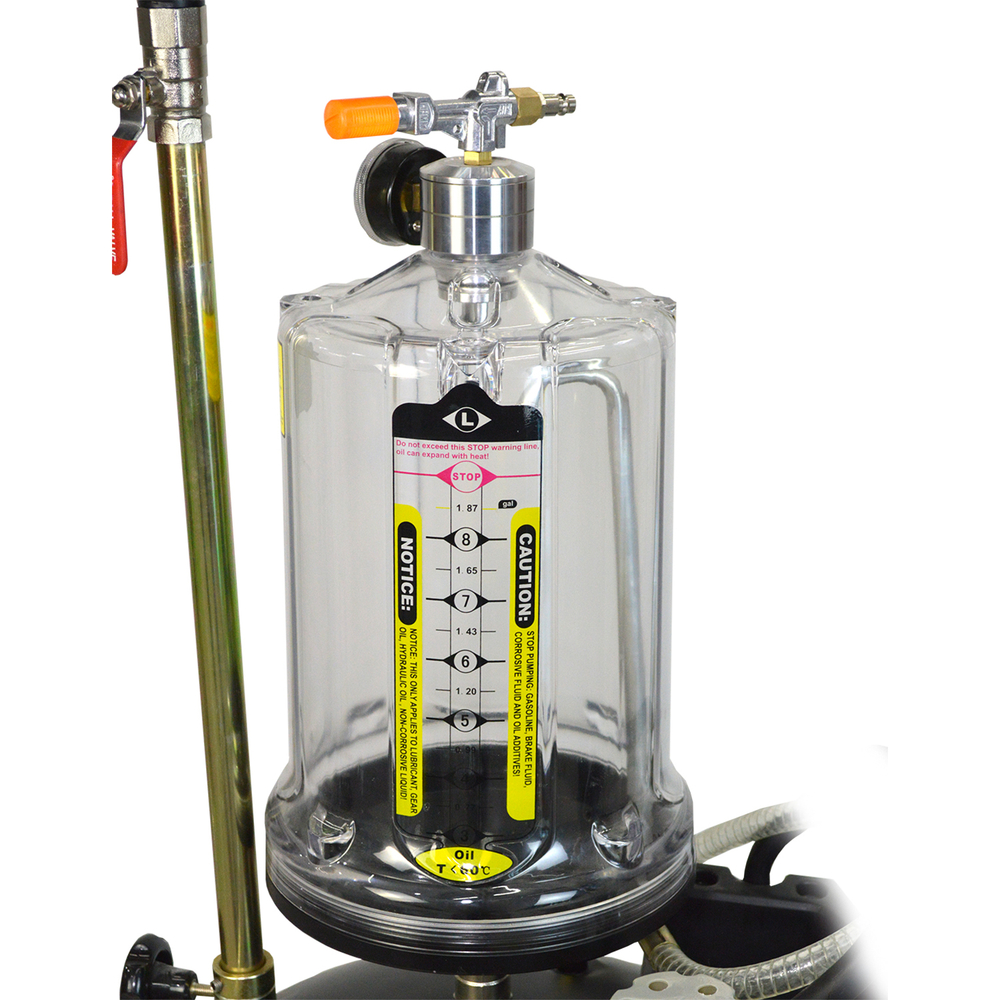WDK-89380 Установка для откачки или слива масла с предкамерой, бак 80 л