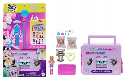 Фигурки Mattel Polly Pocket - Игровой набор Party fashion Набор с сюрпризами HRD65