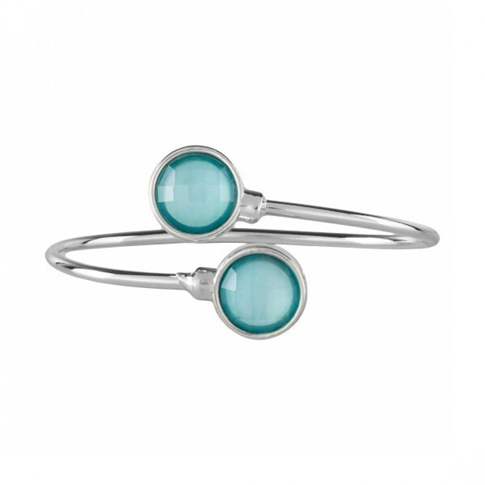Браслет Possebon Pearl Blue Sky Agate C9331.21 B/S