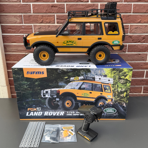 Трофи FMS 1:10 FCX10 Land Rover Camel Trophy Discovery