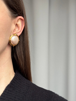 Серьги «жемчужные» Monet