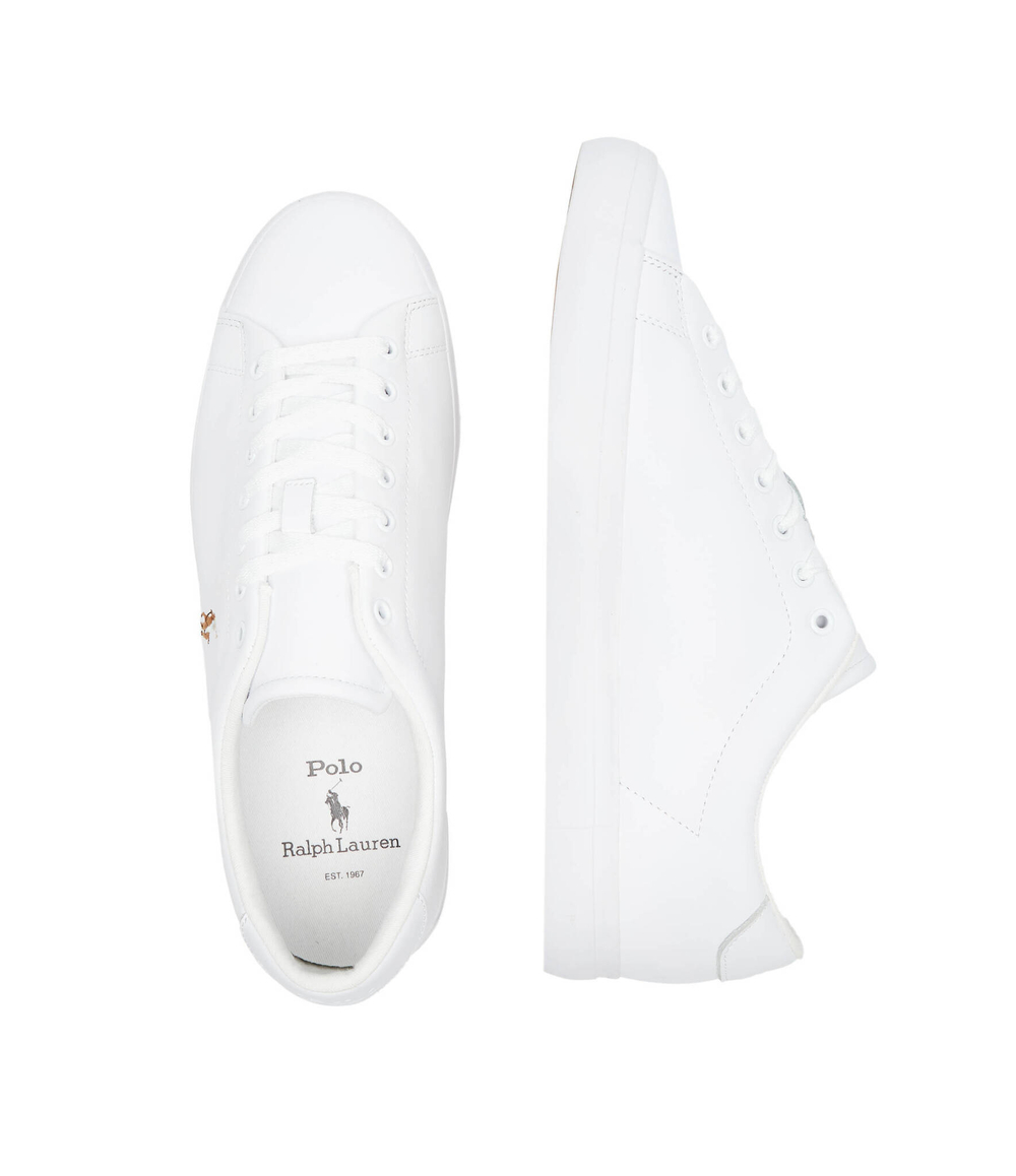 Кожаные кроссовки longwood POLO RALPH LAUREN - белый(816785025)