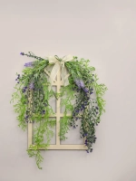 Декор настенный "Окошко с зеленью"