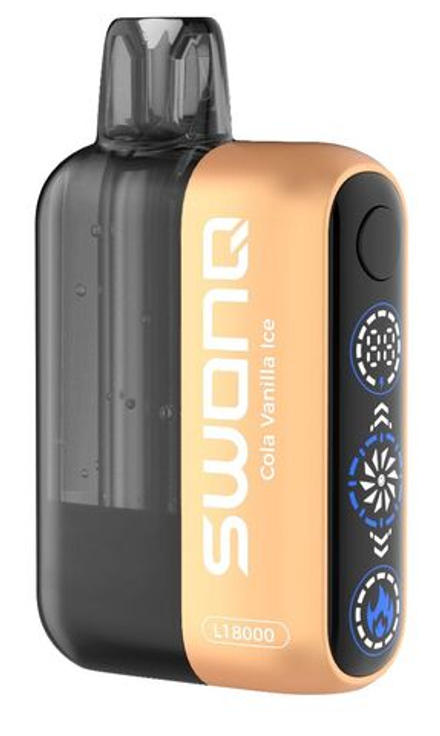 SWONQ L18000 Cola vanilla ice - Ванильная кола 18000 затяжек 20мг (2%)