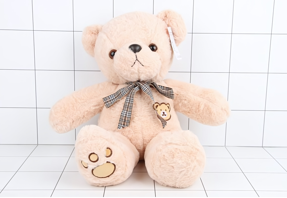 Медведь с медведем на груди 26x34x30см. (Hand)