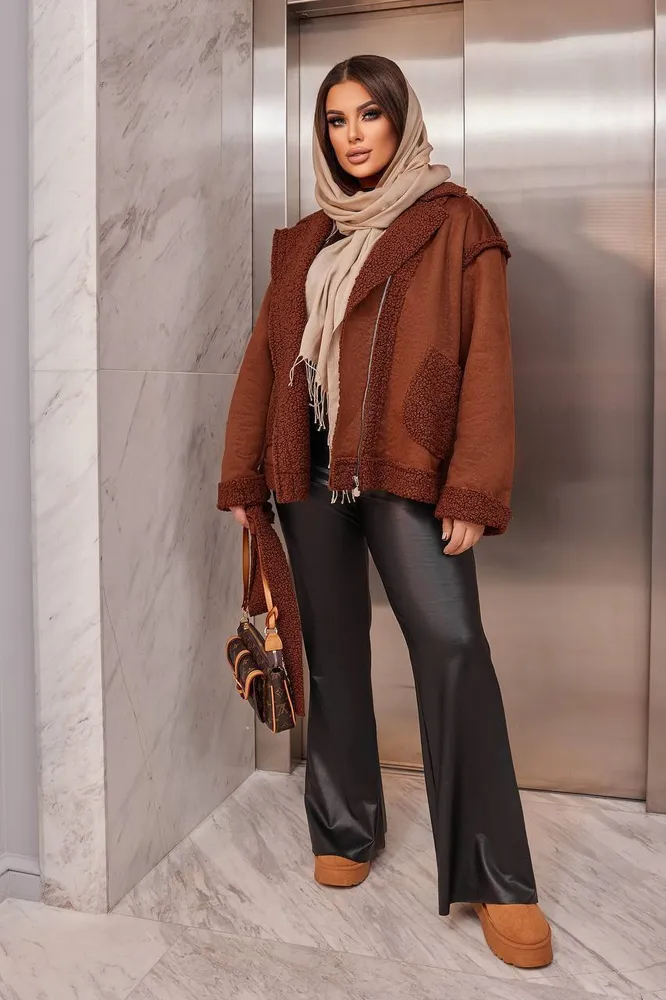 Дубленка УК-5890-2 Fabrika