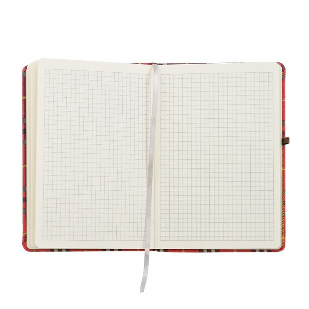 Ежедневник Basir, формат А5, серия "Шотландка", 80 листов, размер 14,5*21 см