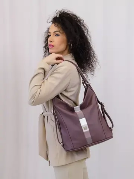 Сумка рюкзак большая через плечо трансформер