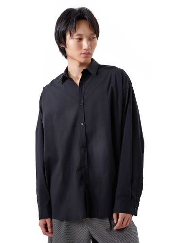 Черная хлопковая рубашка 