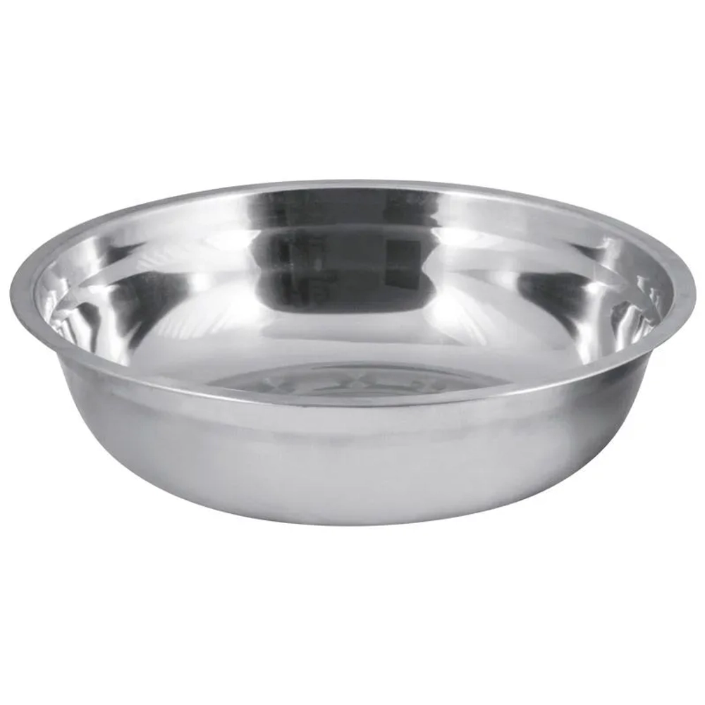 Миска Bowl-27, объем 2,8 л, с расширенными краями, из нерж стали, зеркальная полировка, ди (упаковка