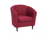 Кресло ТУЛИСИЯ, бордовый, 78*67.5*76 см, рогожка
