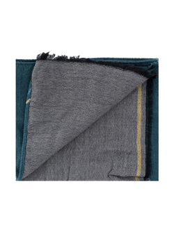 MALO Шарф  - зеленый в полоску