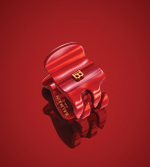 Balmain Hair Couture Заколка-краб Страстный Алый размер XS PINCE A CHEVEUX EXTRA SMALL