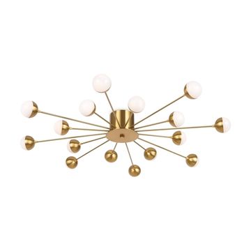 Потолочный светильник FR5242CL-16BS латунь/белый,латунь Celebrity Freya