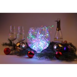 ENIN - WM ЭРА Гирлянда LED Мишура 3.9 м белый провод, мультиколор, 220V