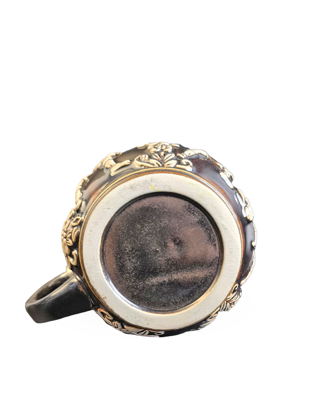 Кружка пивная (керамика с оловянной крышкой) Германия