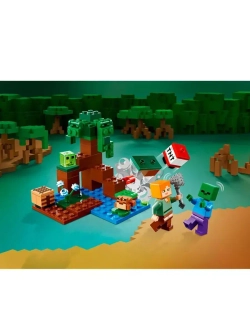 Конструктор Майнкрафт Болотное приключение 79 деталей