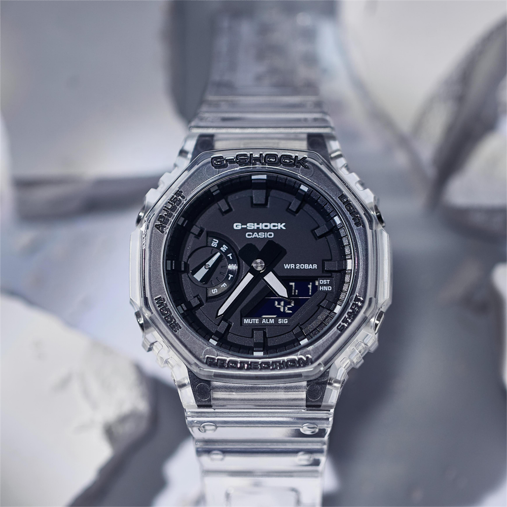 CASIO Men Liquid Crystal/Analog Dual Display Series Black Watch