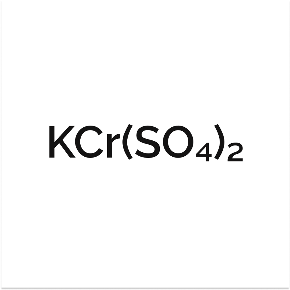 калий-хром (III) сернокислый формула