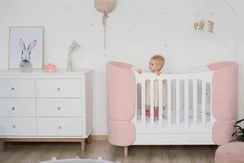 Кровать-трансформер Ellipse Kidi Soft Розовая