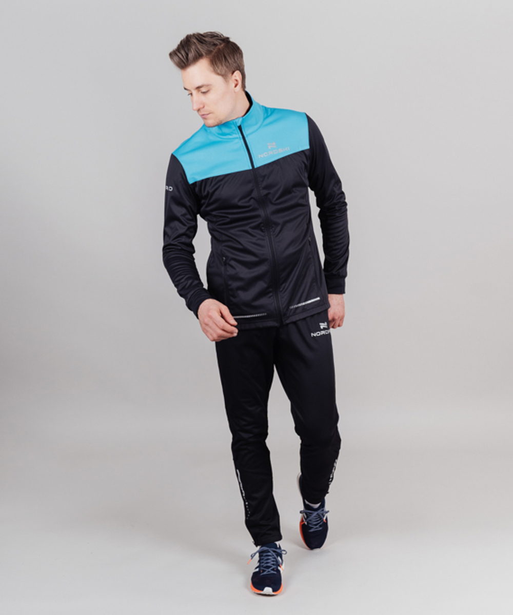 Куртка разминочная NORDSKI PRO Breeze/Black, мужская, NSM544735