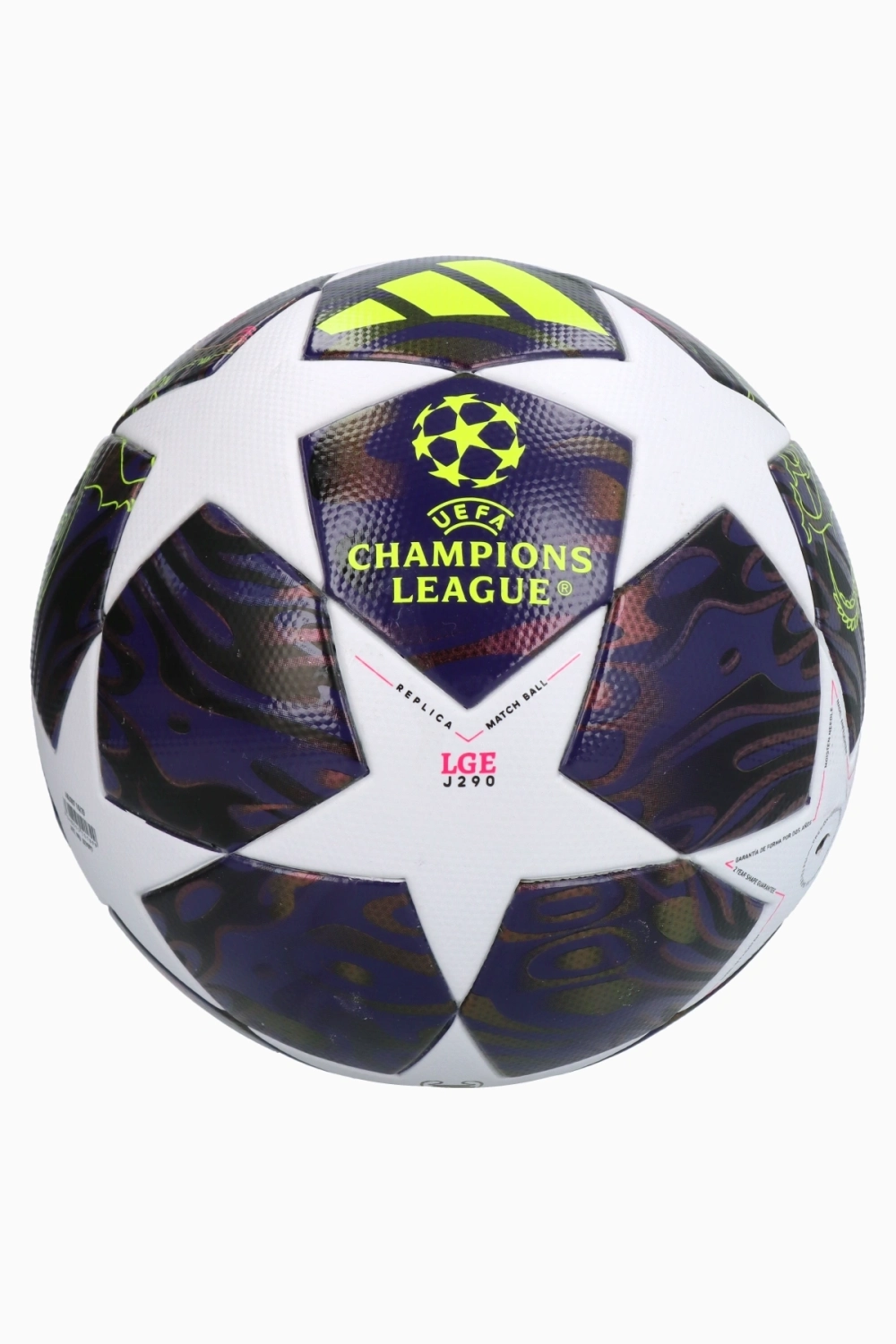 Футбольный мяч adidas UCL League J290 25/26 Final размер 4 - фиолетовый