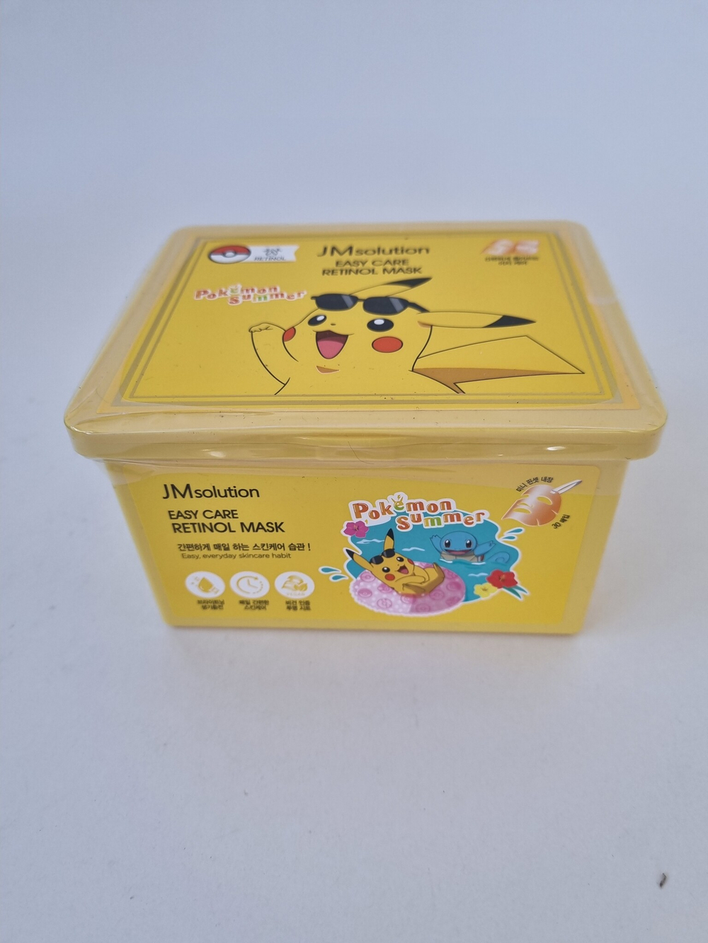 Набор обновляющих масок с ретинолом JMsolution Easy Care Retinol Mask Pokemon Summer 30 шт