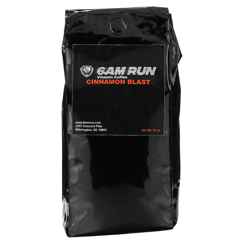 6AM Run, Vitamin Coffee, корица, 16 унций