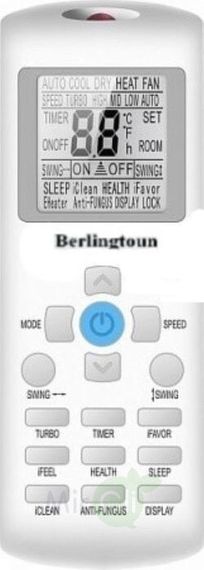 Настенный внутренний блок мульти сплит-системы Berlingtoun BМI-09AIN1 — (1)