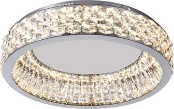 Люстра потолочная LED 70W 3000К-6000К 4040/09/06C хром/прозрачный Rhombus Stilfort