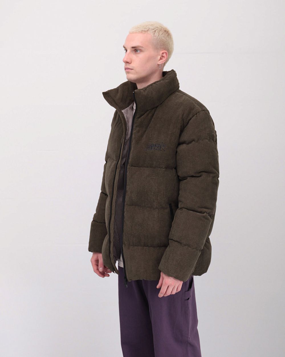 Пуховик Anteater Downjacket Velvet Хаки