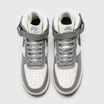 кроссовки Nike Air Force 1 Mid Grey / White Black