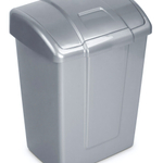 Контейнер для мусора»Форте»19л серебристый С342СРБ