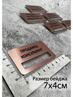 Бейдж на магните  10шт